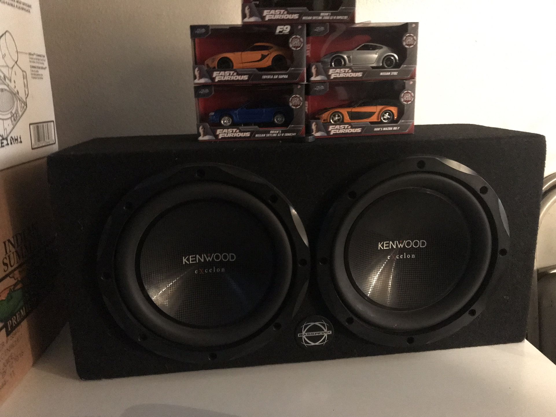 Dual Kenwood Subwoofers
