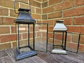 Two Metal Lanterns