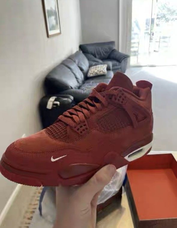 Size US11-Nigel Sylvester x Jordan Air Jordan 4 OG"Brick by Brick"BIKE(No Box)•YOU Can Request Check