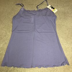 NWT Maidenform Size Medium Purple Camisole Tank Top BUST: 28” LENGTH: 28”