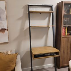 West Elm Ladder Shelf Storage Desk