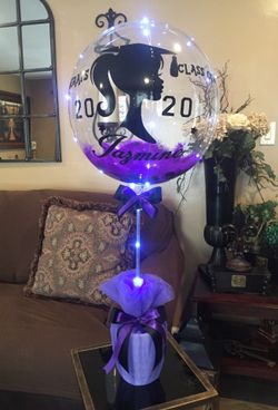 Black and purple graduation gift