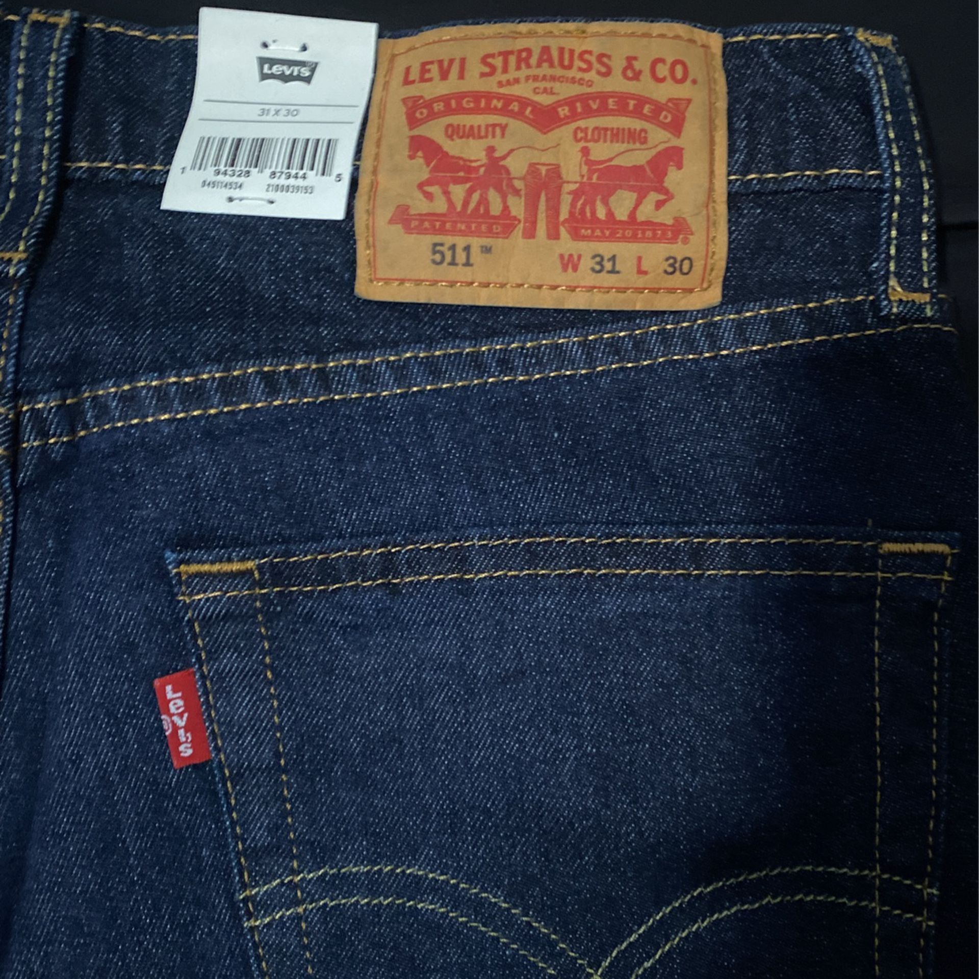 31x30 Levi’s Men’s 511 Slim Jeans 