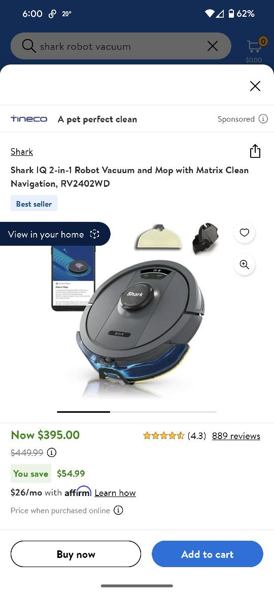 Shark robot vacuum 