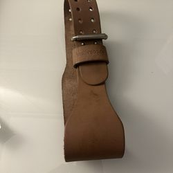 Leather Weight Lifting Belt 