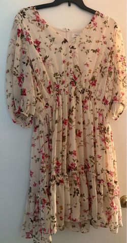 Floral Chiffon Dress