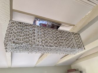 The most Elegant Sparkling Chandelier Silver And Glass