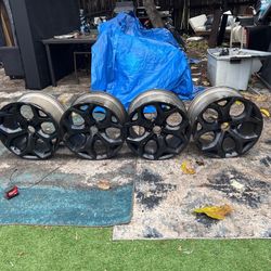 Set de Rines 20" Estilo Hellcat/Spider - Patrón 5x4.5 