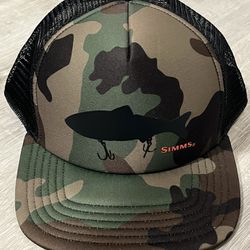 Simms Camouflage Snap Back Hat