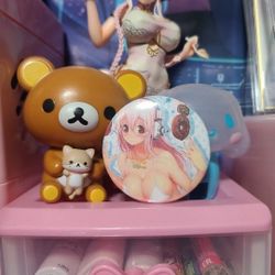 Super Sonico Donuts Button