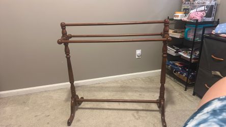 Vintage quilt rack