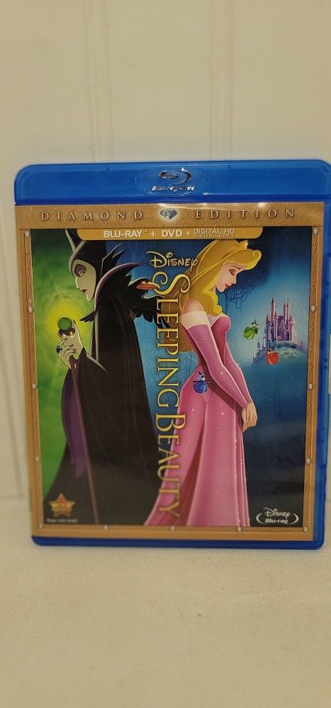 $5 DISNEY BLU RAY MOVIE. SLEEPING BEAUTY. BLU RAY / DVD ONLY. NO DIGITAL. $5 OR TRADE FOR A MOVIE TITLE I DO NOT ALREADY OWN.