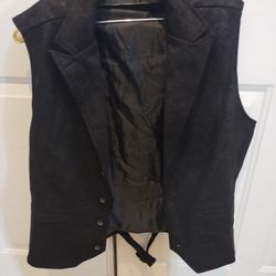 Men's XXLG Suede Vest 20wx25L