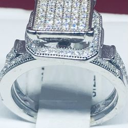 Sterling Silver 2 Pieces Bridal Set Size 5