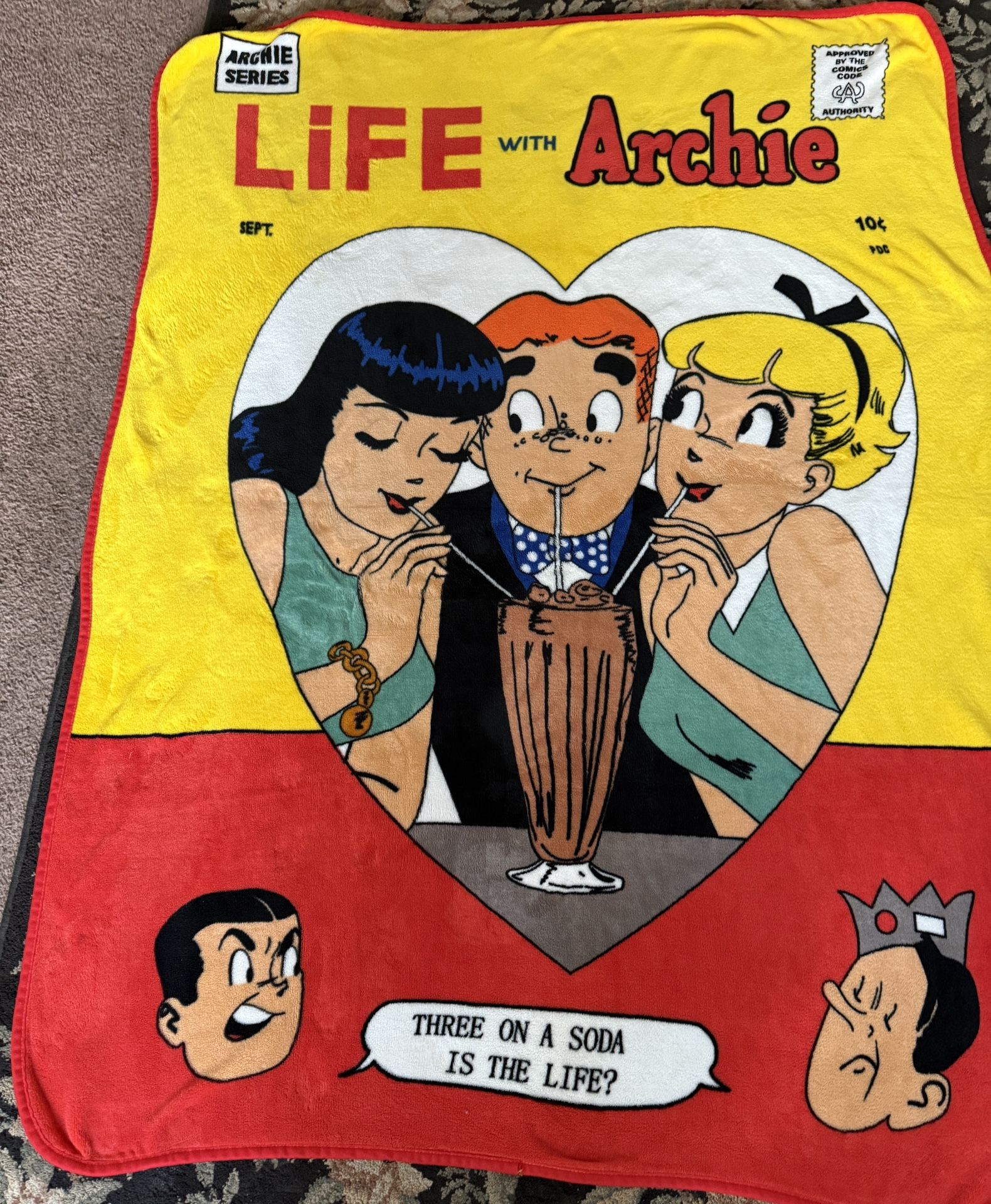 Life with Archie throw blanket
