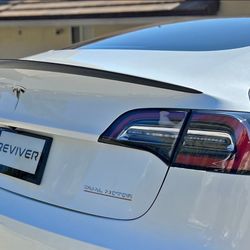 Model 3 Performance Dry Carbon Trunk Spoiler