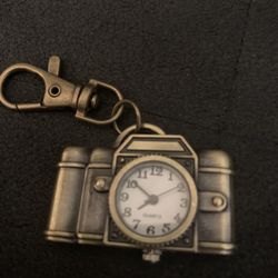 Vintage Inspired Camera Pocket Watch 