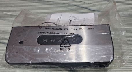 (Moving Sale / Brand New) ORFELD Smart Vacuum Sealer Machine SJ-209 + 5 Vacuum Bags