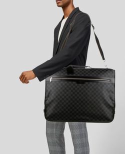 Louis Vuitton Black Damier Graphite Garment Bag