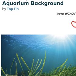 NEW Plants & Aquascape Reversible Aquarium Background ** Retails For $13 An Absolute Steal @$6 !!**