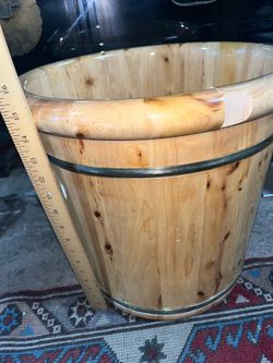 Wood Bucket Foot Bath