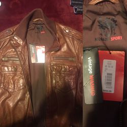 (MURANO SPORT) Genuine Leather jacket size XL
