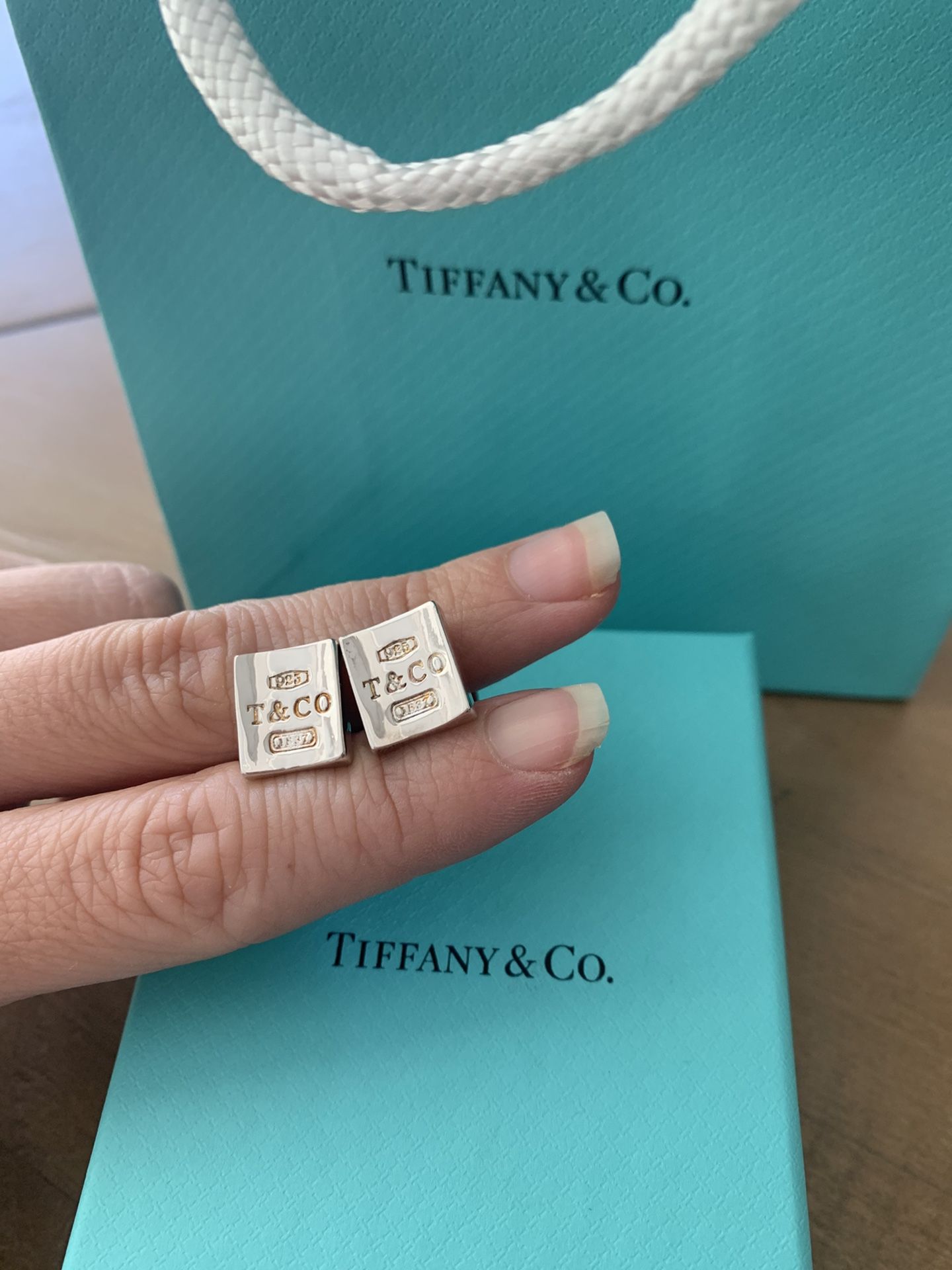 Tiffany & Co 925 Silver Cuff Links