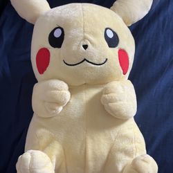 Stuffed Pikachu Backpack