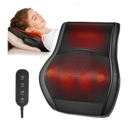 Shiatsu Massage Pillow w/ Heat & Remote