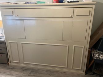 Queen Murphy Bed (Solid Wood)