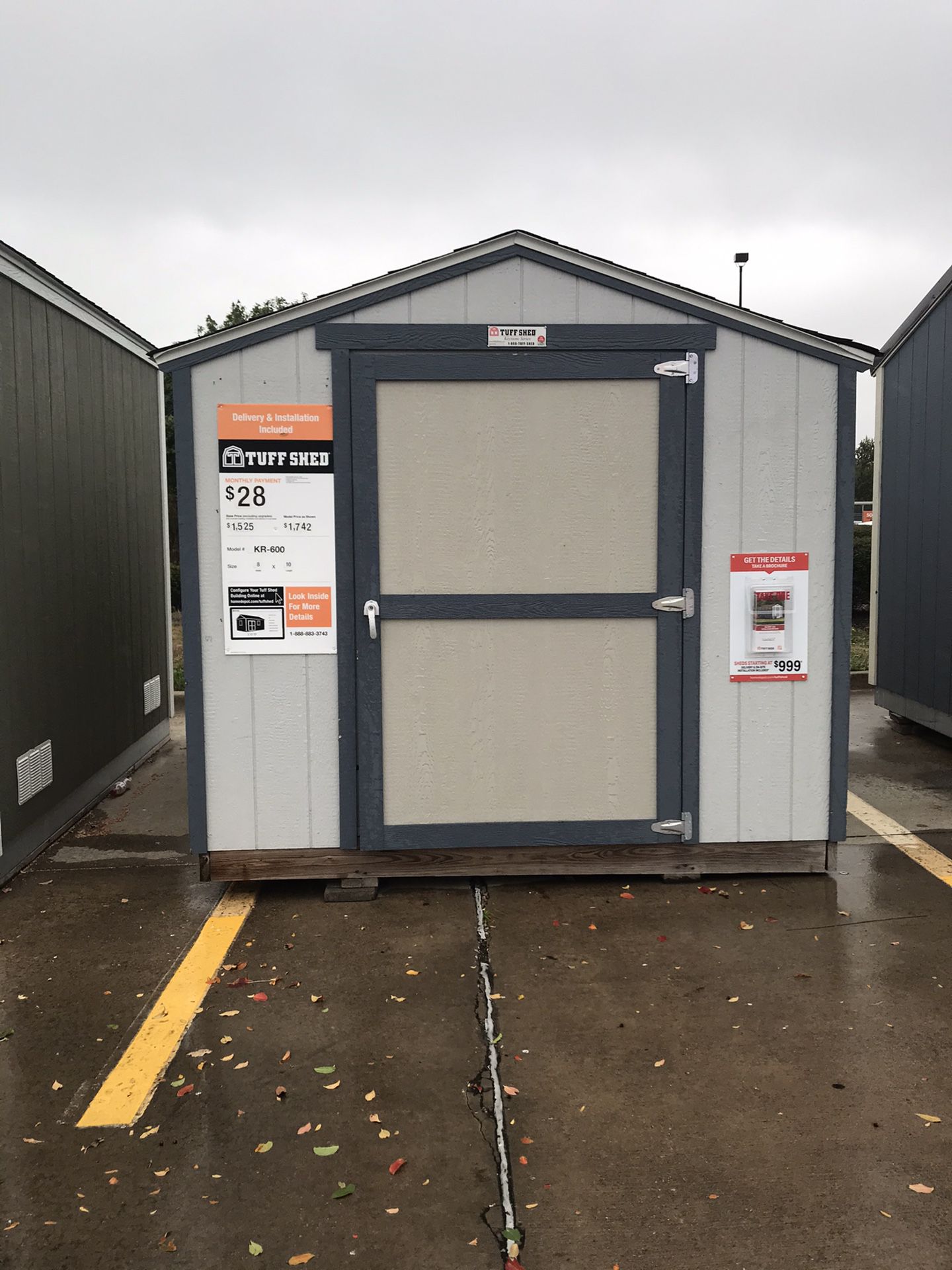 Tuff Shed 8x10 KR600 Display for SALE! Located at Skillman Home Depot.