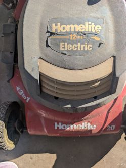 Electric lawnmower 12 amp