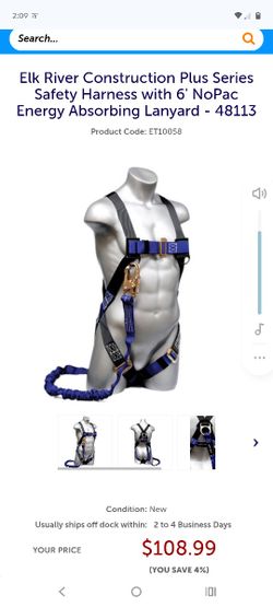 Elk River Construction/Climbing / SafetyHarness