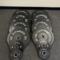 Bumper Plate Set 2.5–45 lb