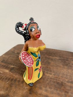 Voluptuous Cuban terracotta Lady