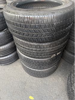 4 tires 245-55-18 Goodyear 90% tread life $200 all four mounted and balanced