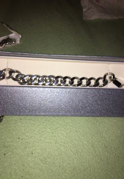 Mans sterling silver bracelet
