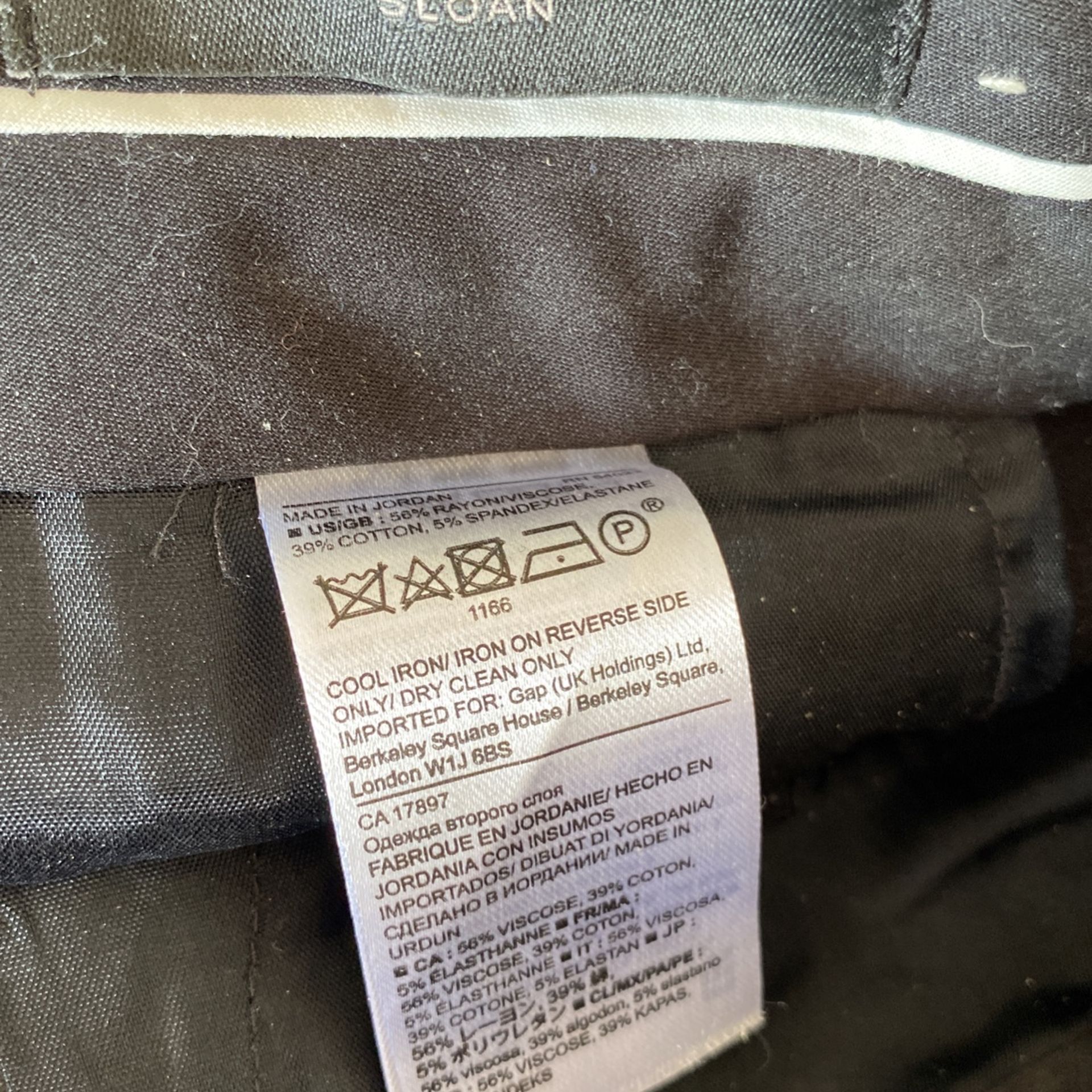 Banana Republic Sloan pants- Sz 4 Black