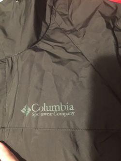 Columbia rain jacket