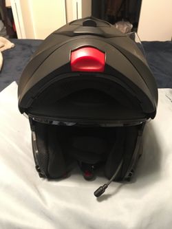 Bolt Full Face Motorcycle Helmet with Bluetooth and Microphone