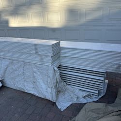 White Vinyl Fence 