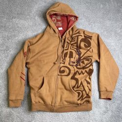 Hinano Tahiti Jacket Adult Large Brown Full Zip