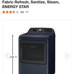 GE Profile 7.3 Smart Gas Dryer