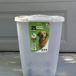 25lb Dog Food Container 