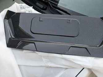 20-22 CORVETTE C8 LICENSE PLATE CARBON FIBER