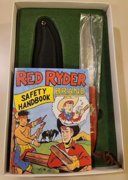 Red Ryder 75th Anniversary Boy's First Knife Gift Set – New in Box with Sheath & Safety Handbook