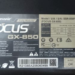NEW Seasonic Fully Modular PC power supply GX-850  Gold Rated