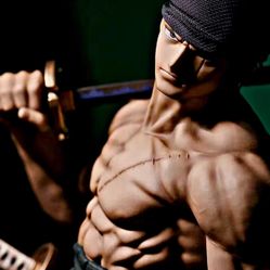 e Piece Anime Large 50cm Five-Headed Eagle Carrying Knife Domineering Zoro Collectible Statue Model Figure
