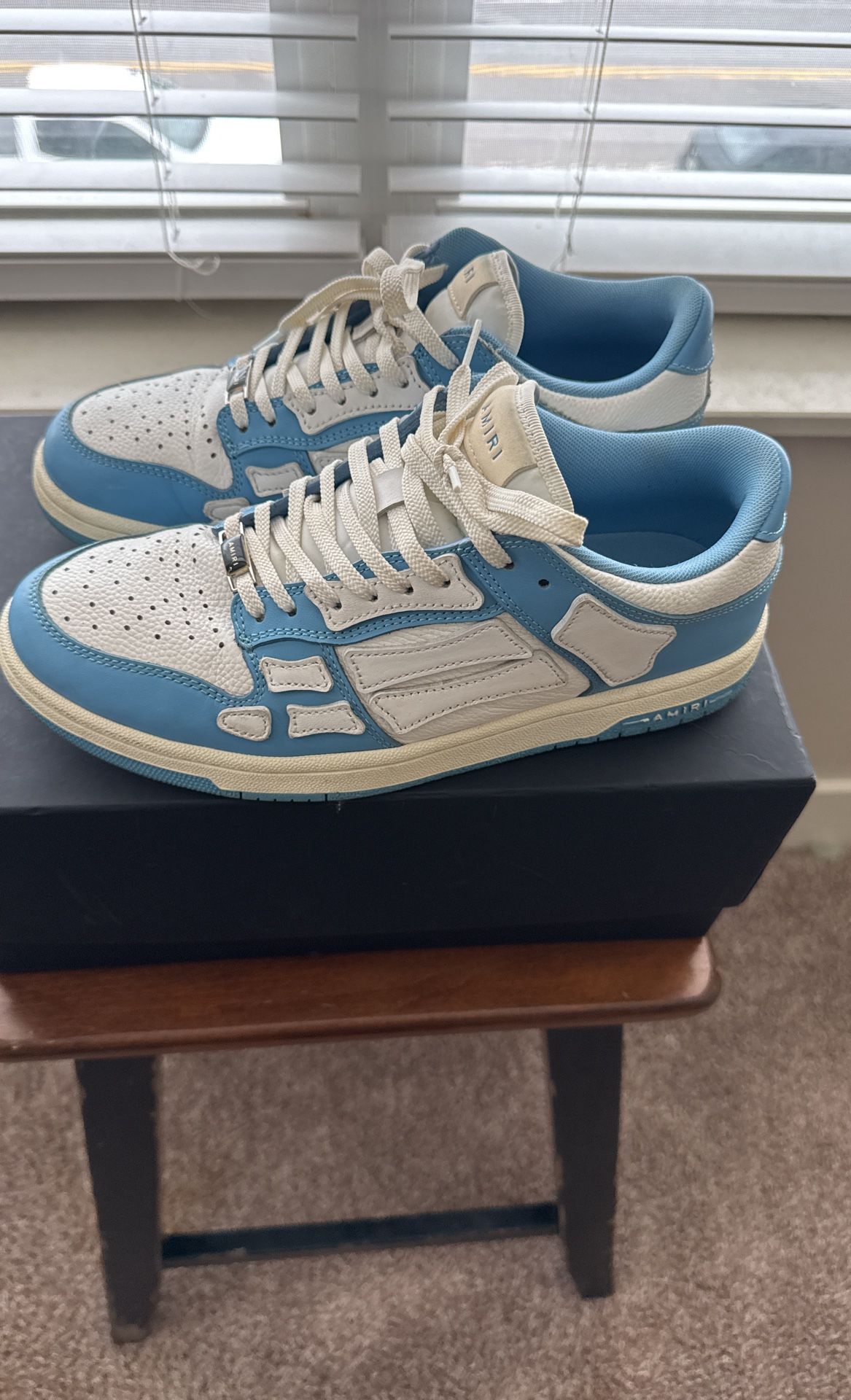 Amiri Skel-Top Low ‘Power Blue/White’