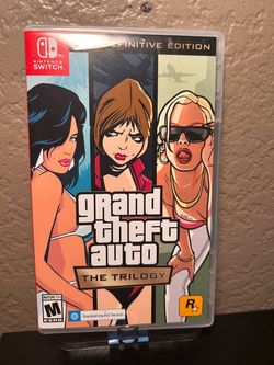 Hey, it’s never been used I’m asking$40 GTA Grand Theft Auto the Trilogy Definitive Edition for the game for the Nintendo switch